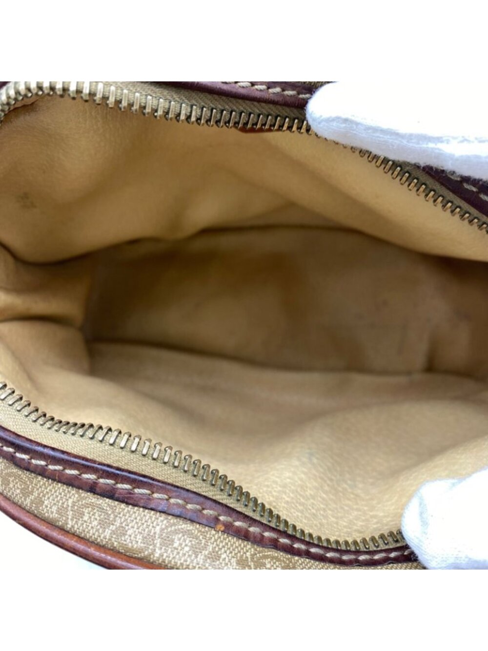 Celine Shoulder Bag Pochette White Macadam Travel - Picture 15 of 15